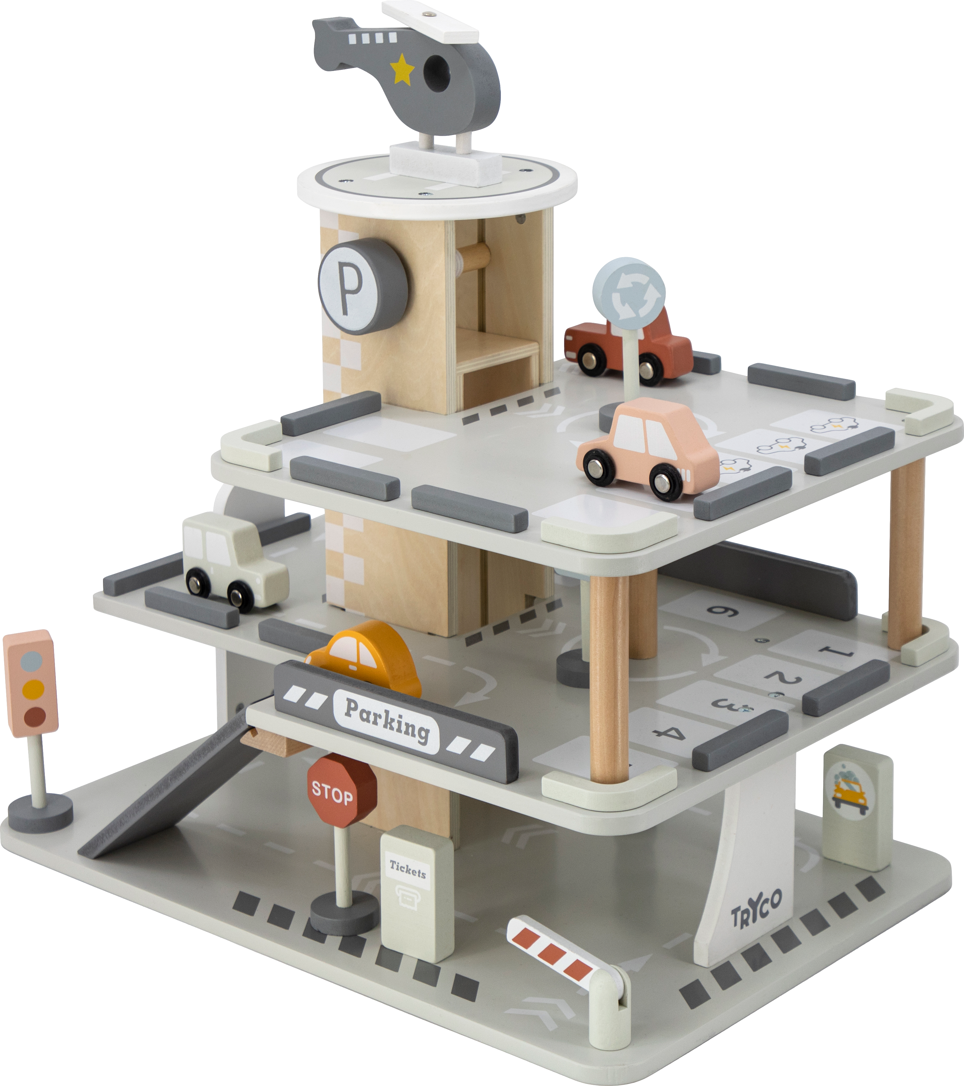 Parkgarage aus Holz