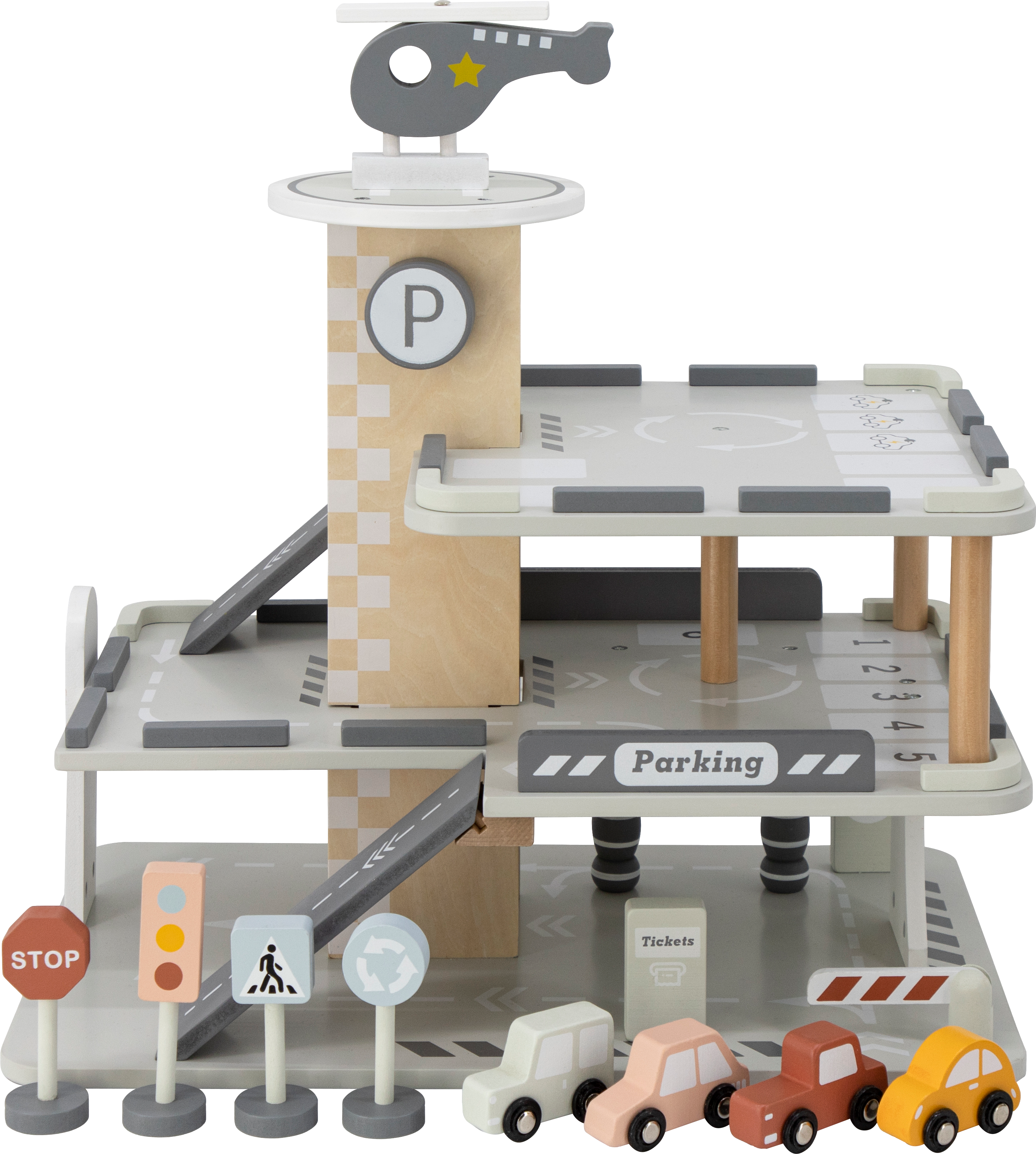 Parkgarage aus Holz