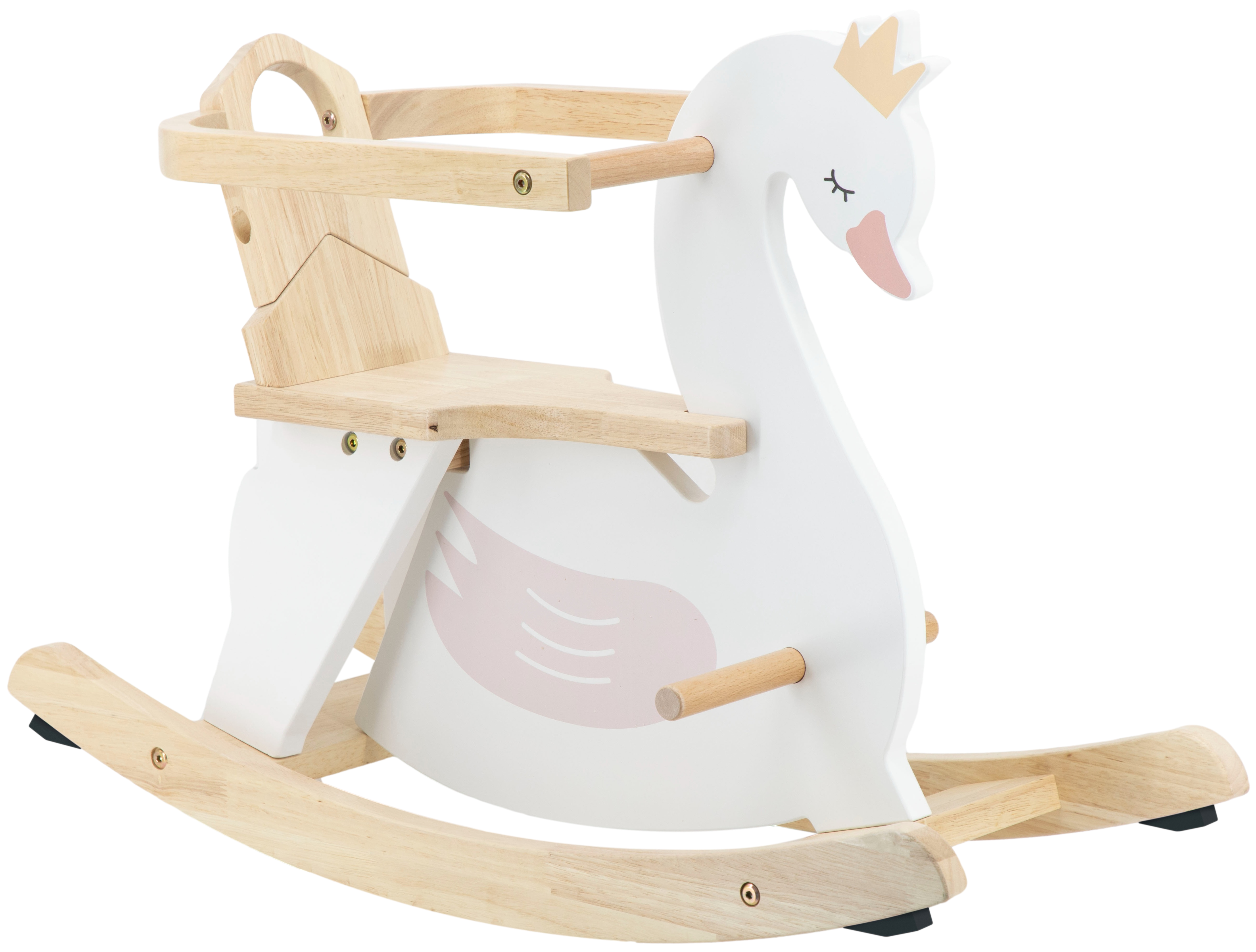 Schaukel-Schwan aus Holz