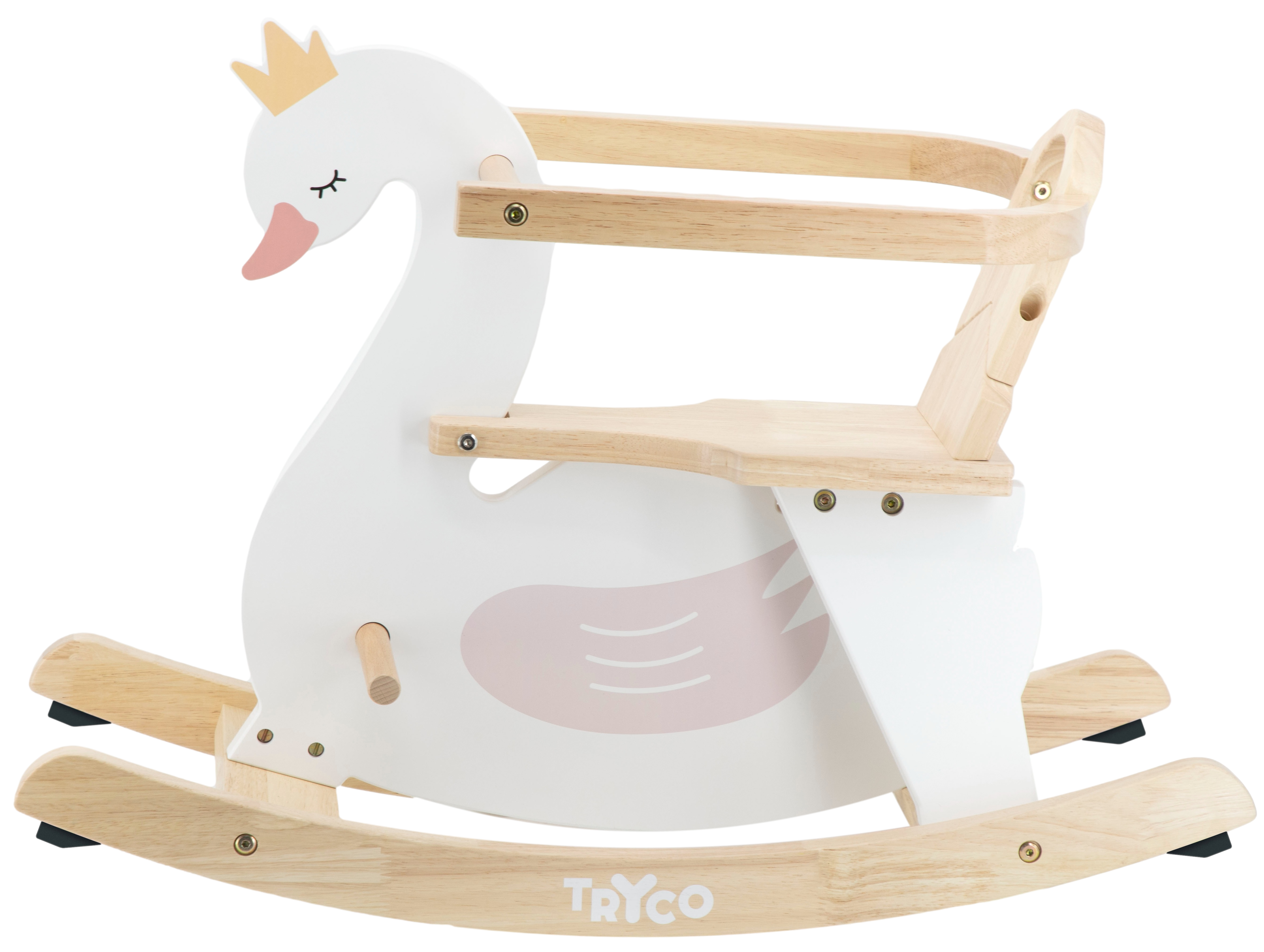 Schaukel-Schwan aus Holz
