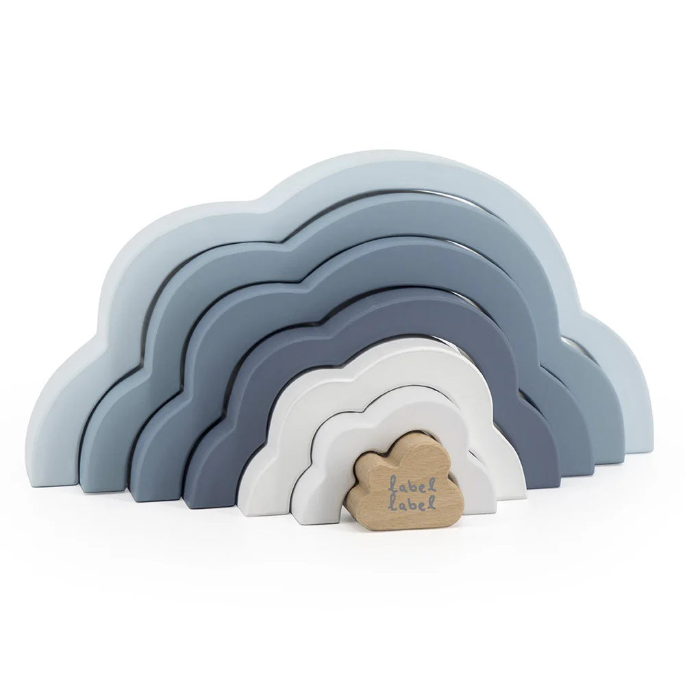 Regenbogen Puzzle aus Holz