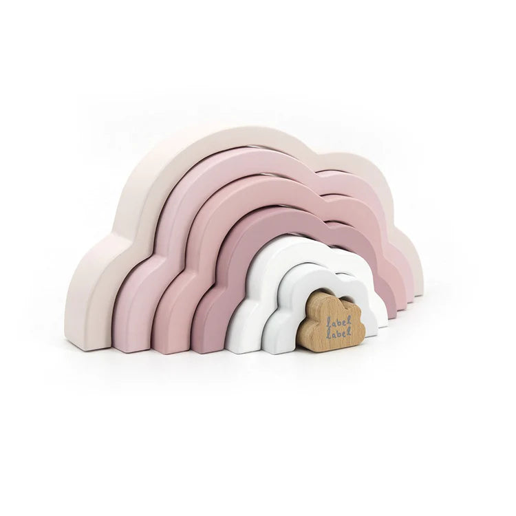 Regenbogen Puzzle aus Holz